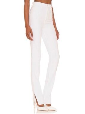 Favorite Daughter Valentina Tower Super High Rise Jeans White Bahamas 25